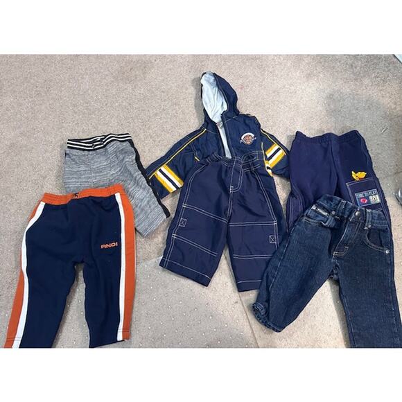 Lot of 6 Baby Athletic Clothing Pieces  Size 12 Months - Picture 2 of 2